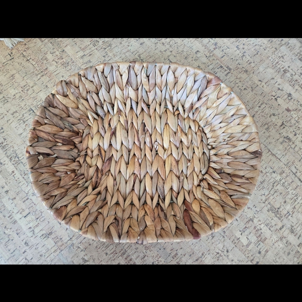 Woven Natural Fiber Basket